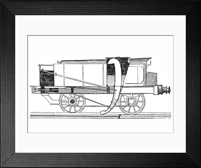 Framed Print : Tender with automatic feed Framed Print : Tender with automatic feed