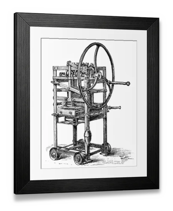 Framed Print : Mold machine Framed Print : Mold machine