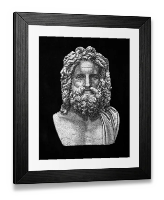 Framed Print : Jupiter from Otricoli Framed Print : Jupiter from Otricoli