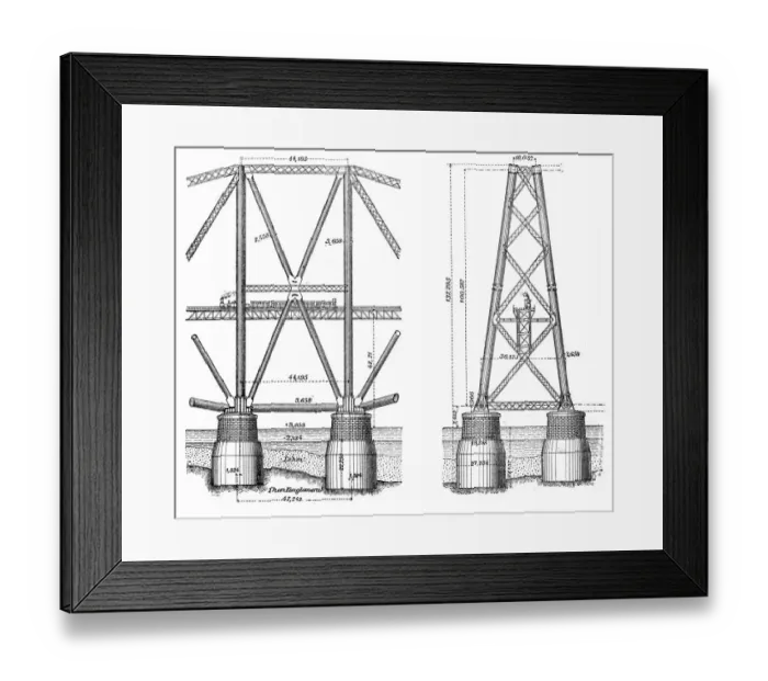Framed Print : Bulk of Queensferry - pillar Framed Print : Bulk of Queensferry - pillar