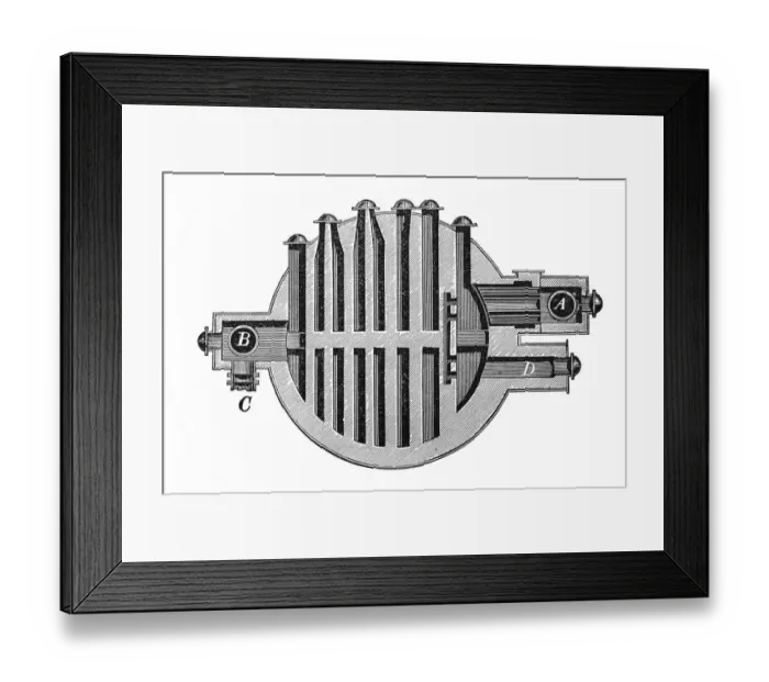 Framed Print : Blast stoves Framed Print : Blast stoves