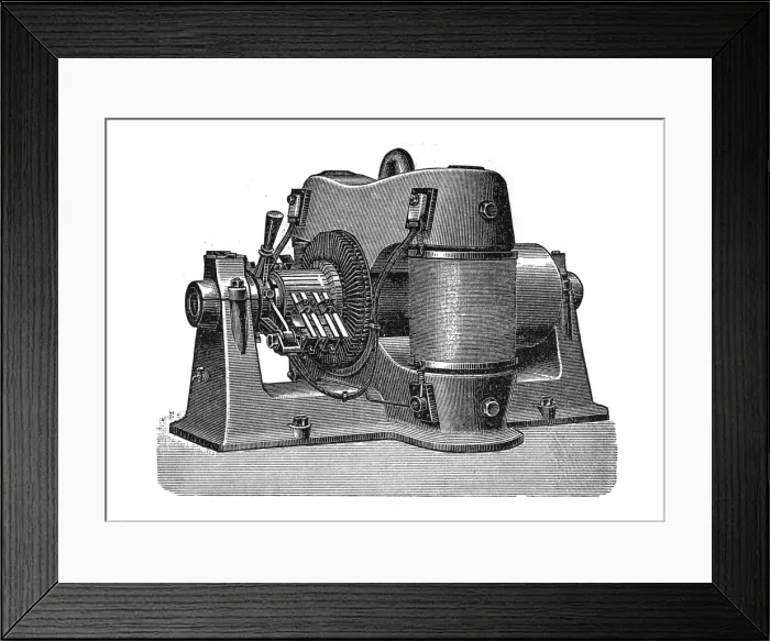 Framed Print : Oerlikon machine Framed Print : Oerlikon machine