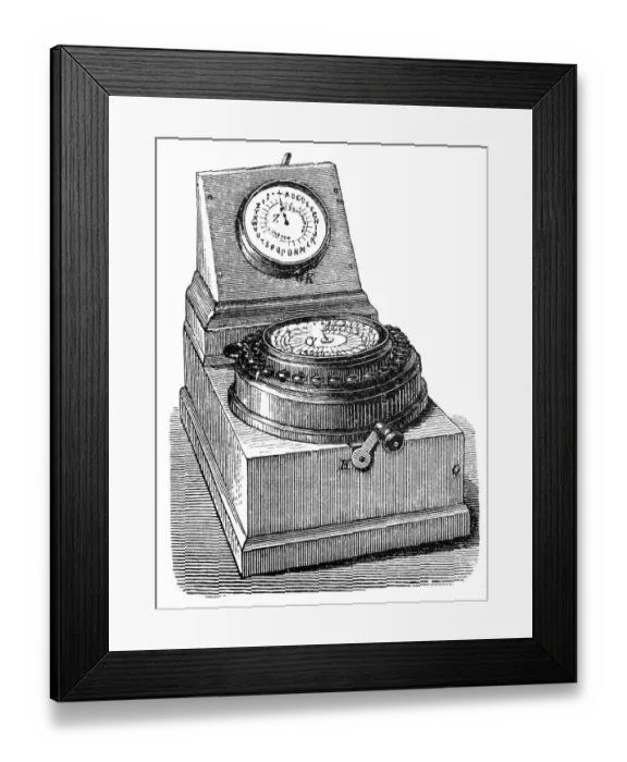 Framed Print : Wheatstone automated telegraph network equipment Framed Print : Wheatstone automated telegraph network equipment