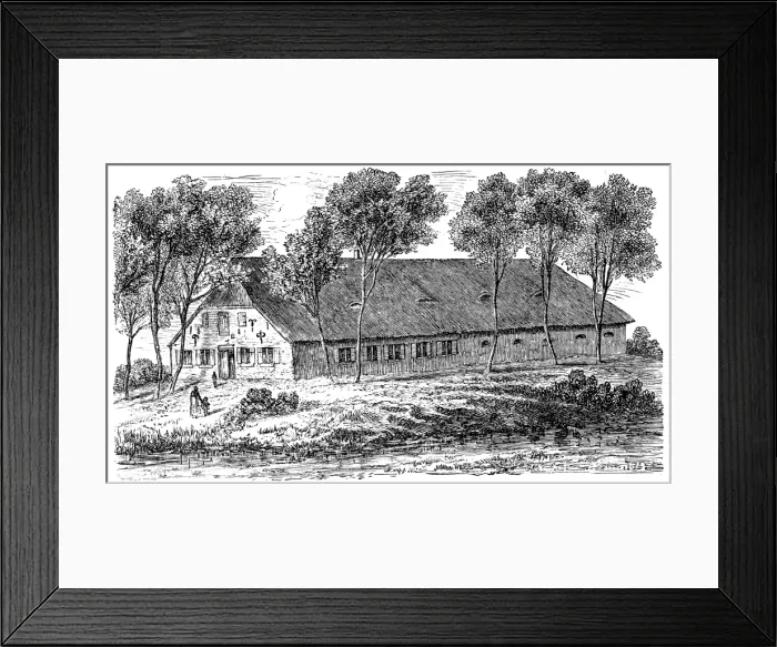 Framed Print : House in the wood Framed Print : House in the wood