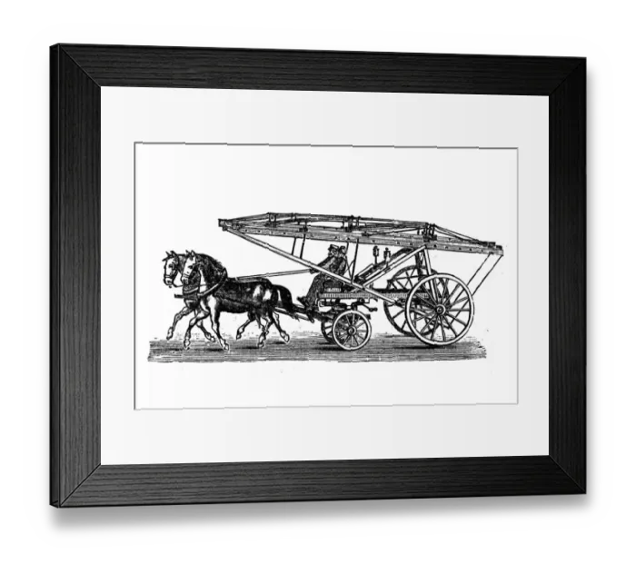 Framed Print : Early fire engine Framed Print : Early fire engine
