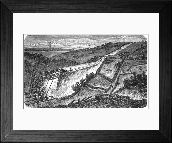 Framed Print : Railway construction Framed Print : Railway construction