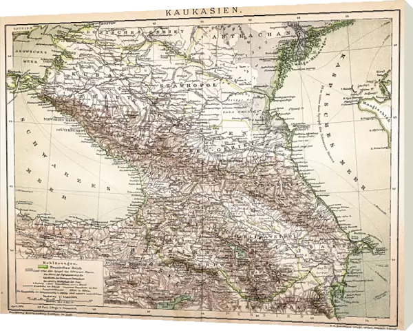 Old Caucasus map