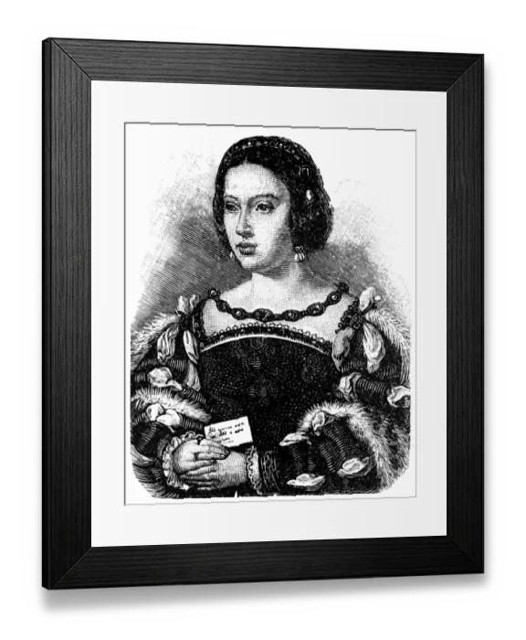 Framed Print : Eleanor of Austria, Queen of Portugal and France Framed Print : Eleanor of Austria, Queen of Portugal and France