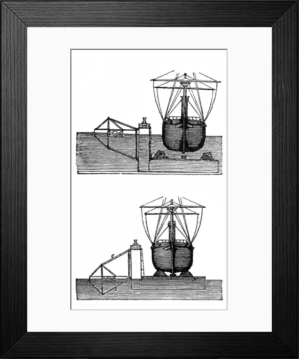 Framed Print : Floating Dock Framed Print : Floating Dock