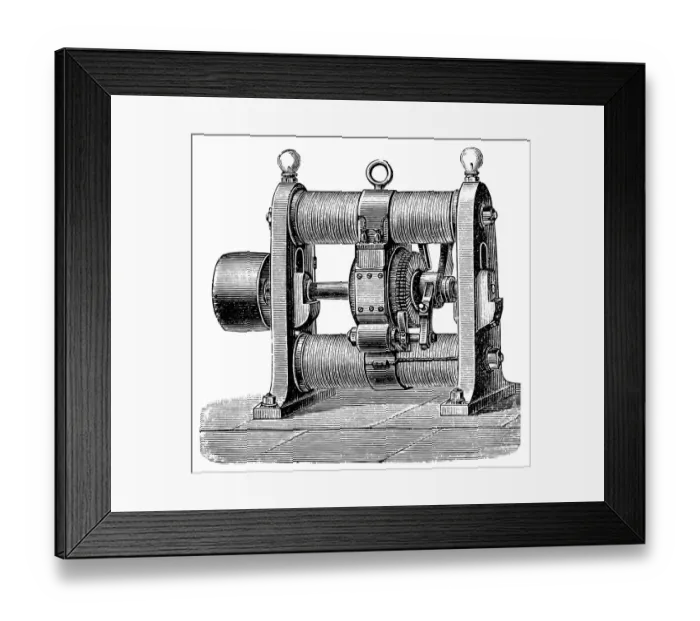 Framed Print : Gramme 1870