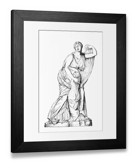 Framed Print : Niobe with daughter Framed Print : Niobe with daughter