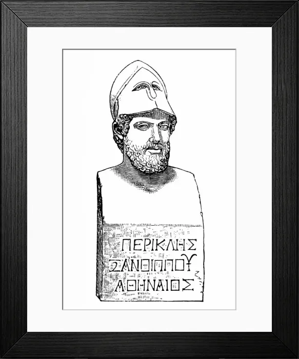 Framed Print : Pericles (c. 495 a 429 BC) Framed Print : Pericles (c. 495 a 429 BC)