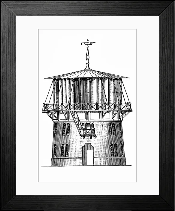 Framed Print : Wind turbine by Wulf Framed Print : Wind turbine by Wulf