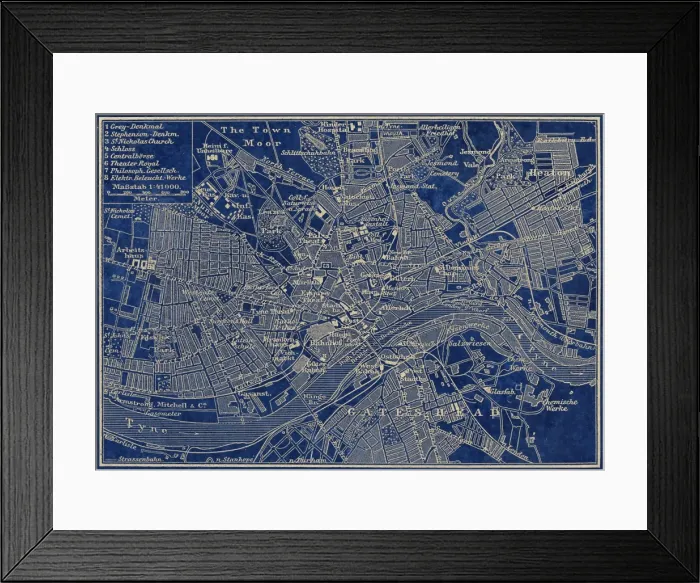 Framed Print : Newcastle Upon Tyne Framed Print : Newcastle Upon Tyne