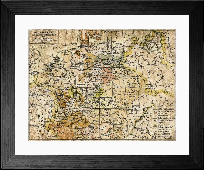Framed Print : Germany 1547 Framed Print : Germany 1547