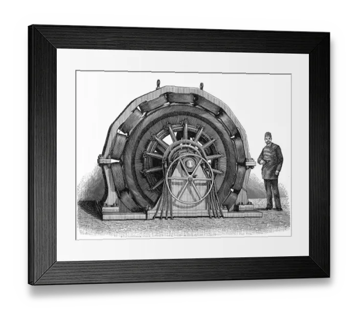 Framed Print : DC machine Framed Print : DC machine