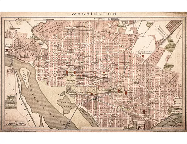 Map of Washington 1898