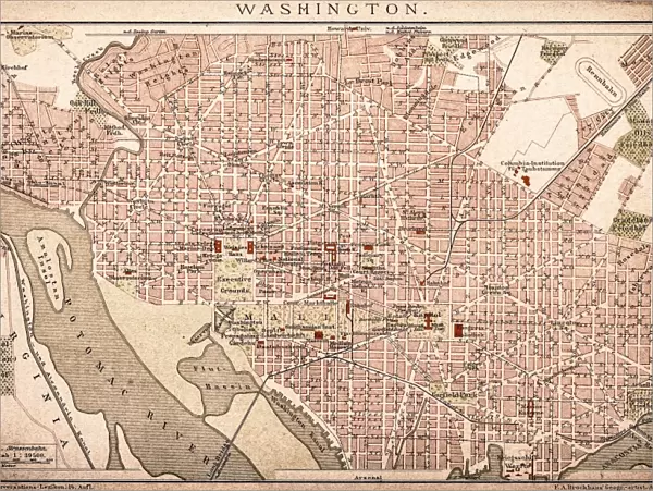 Map of Washington 1898