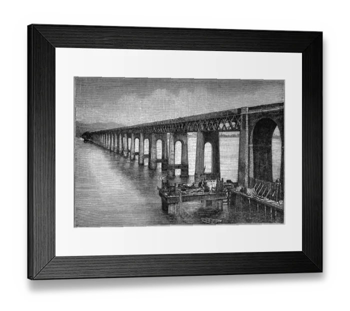 Framed Print : New Tay Bridge in Scotland Framed Print : New Tay Bridge in Scotland