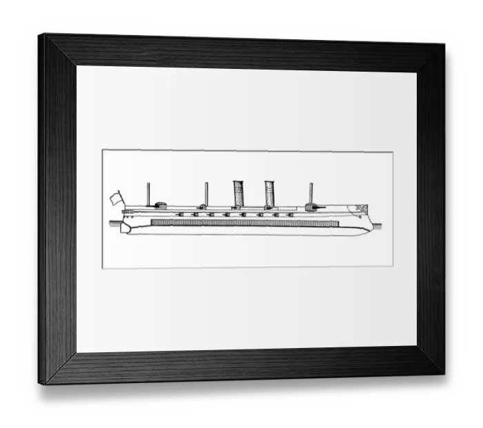 Framed Print : Battleship
