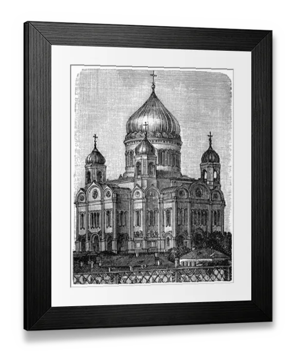 Framed Print : Russia. Cathedral of Christ the Saviour Framed Print : Russia. Cathedral of Christ the Saviour