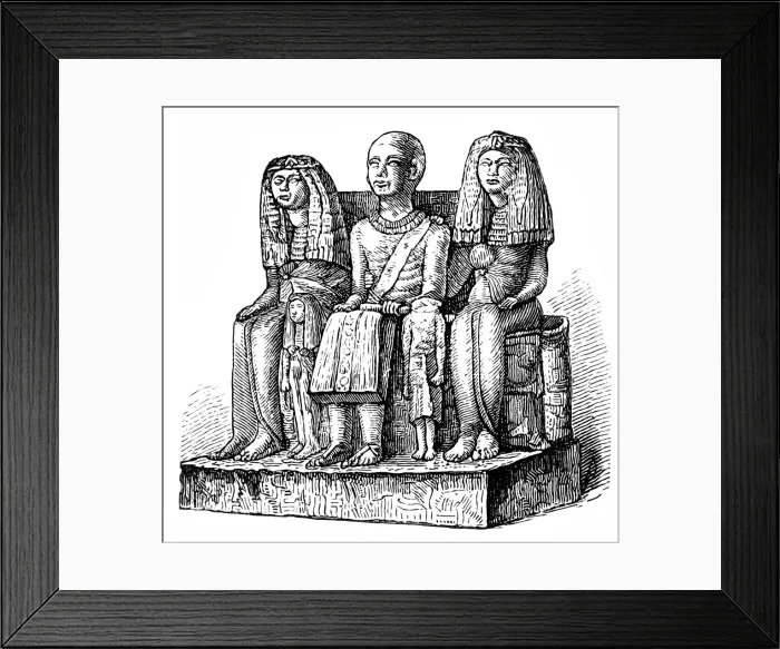Framed Print : Egyptian family Framed Print : Egyptian family