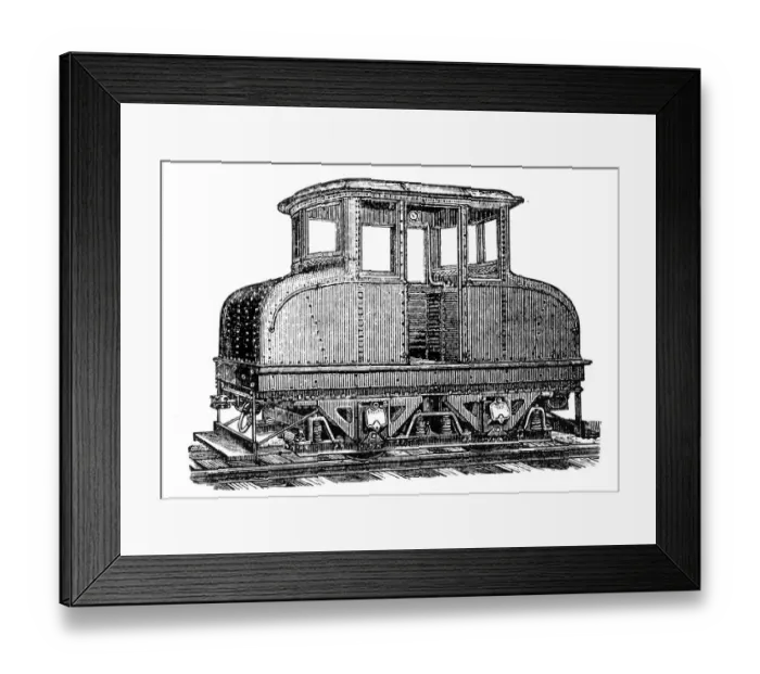 Framed Print : Electric locomotive Framed Print : Electric locomotive