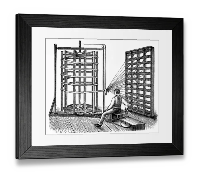 Framed Print : Shear frame Framed Print : Shear frame