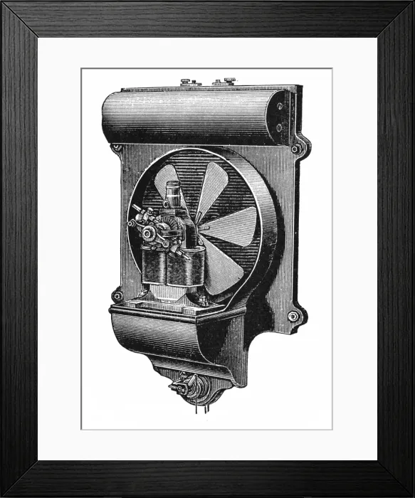 Framed Print : Fan with electric drive Framed Print : Fan with electric drive
