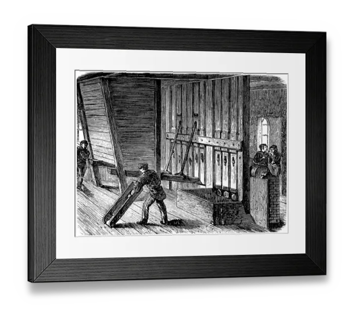 Framed Print : Stamp mill Framed Print : Stamp mill