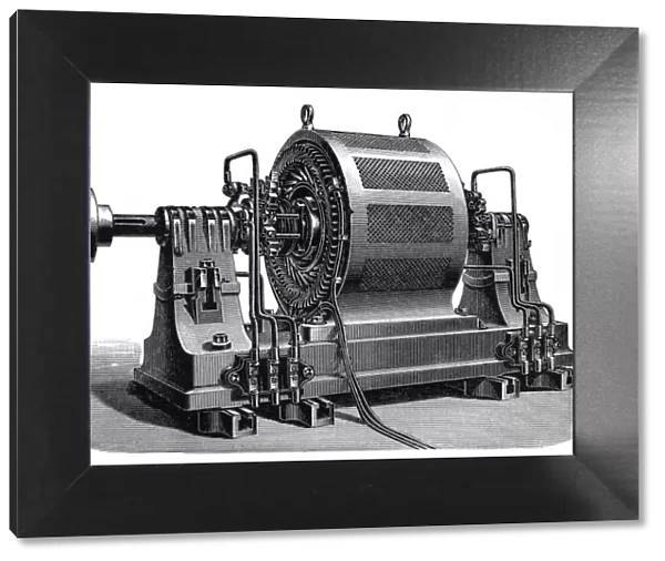 Dynamo generator, historical illustration