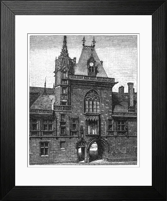 Framed Print : House of Jacques Coeur at Bourges Framed Print : House of Jacques Coeur at Bourges