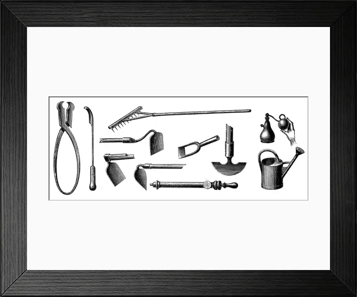 Framed Print : Gardening equipment Framed Print : Gardening equipment
