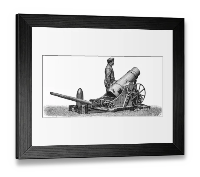 Framed Print : Siege artillery Framed Print : Siege artillery
