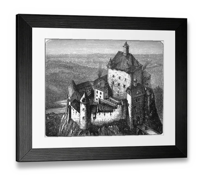 Framed Print : Castle Kriebstein in Saxony Framed Print : Castle Kriebstein in Saxony