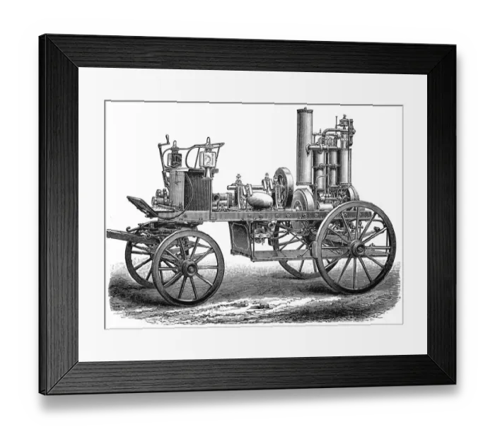 Framed Print : Early fire engine Framed Print : Early fire engine