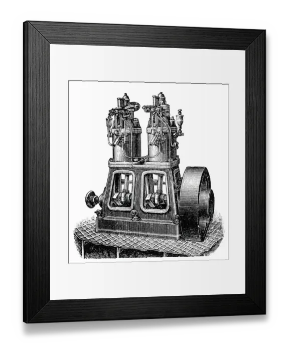 Framed Print : Boat motor Framed Print : Boat motor