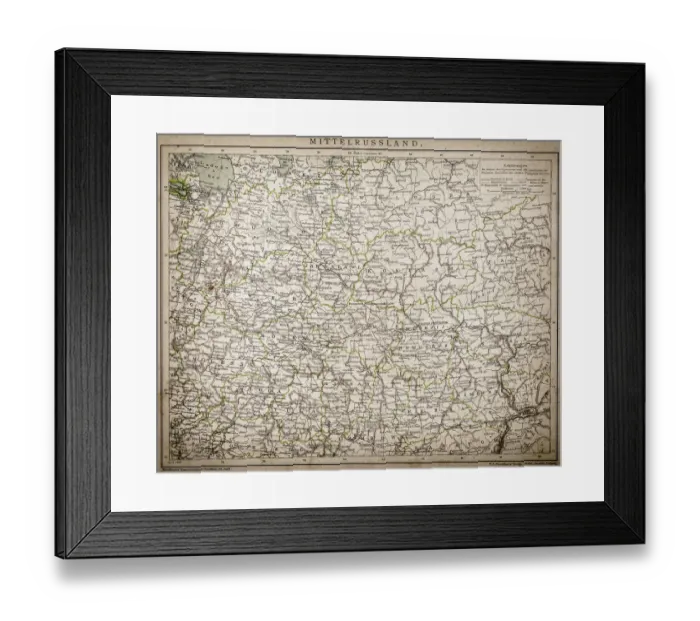 Framed Print : Central Russia Framed Print : Central Russia