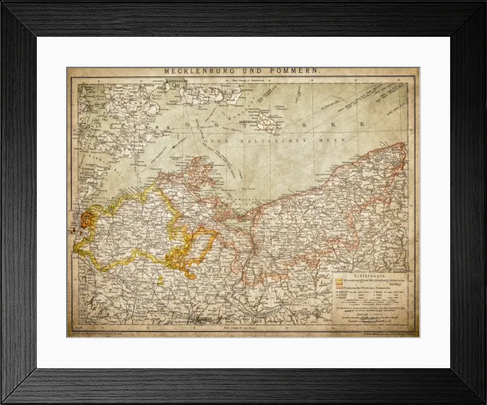 Framed Print : Mecklenburg and Pomerania Framed Print : Mecklenburg and Pomerania
