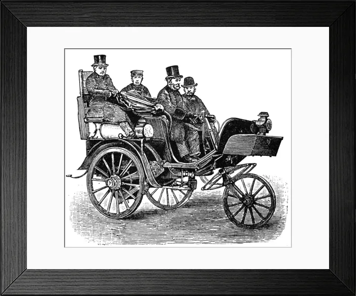 Framed Print : Serpollets steam carriage Framed Print : Serpollets steam carriage