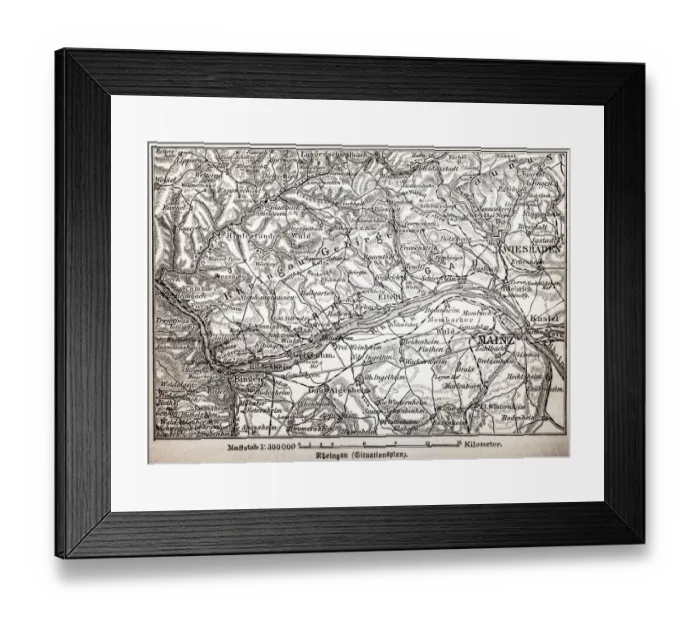 Framed Print : The Rheingau Framed Print : The Rheingau