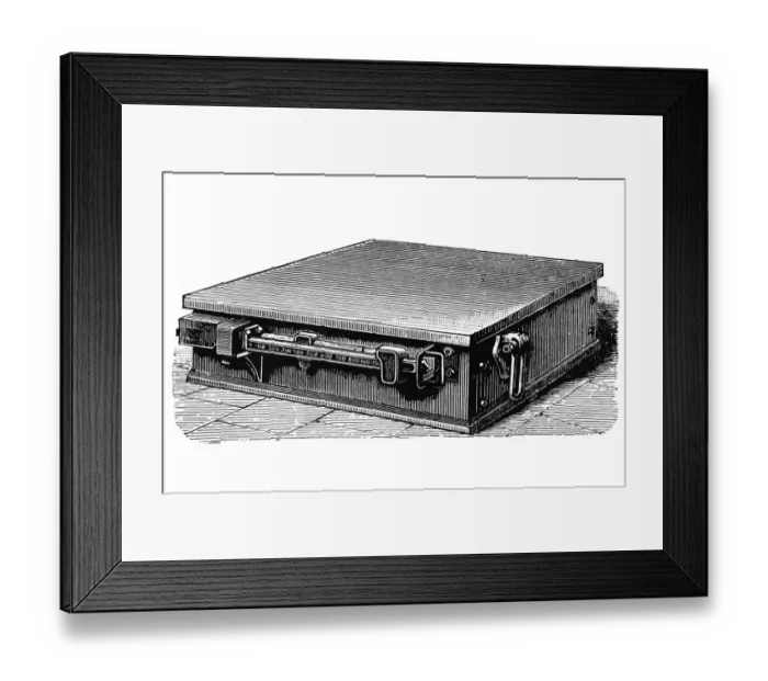 Framed Print : Scales. Antique illustration of a Scales engraving Framed Print : Scales. Antique illustration of a Scales engraving