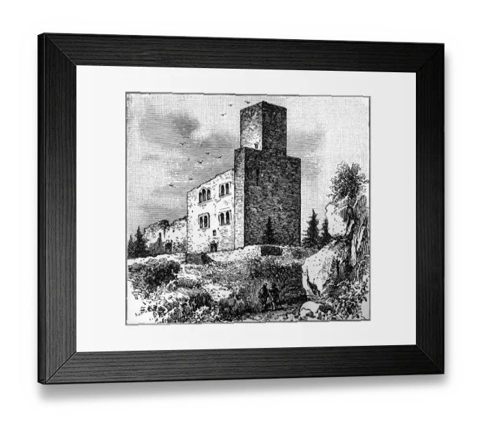 Framed Print : Liebenzell Castle in WAOErttemberg Framed Print : Liebenzell Castle in WAOErttemberg