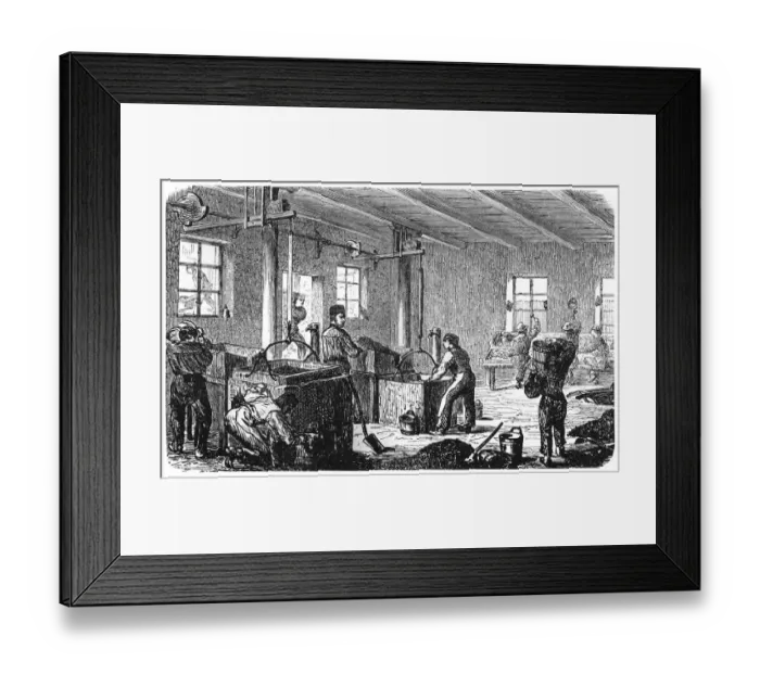 Framed Print : 19th Century Mine Framed Print : 19th Century Mine