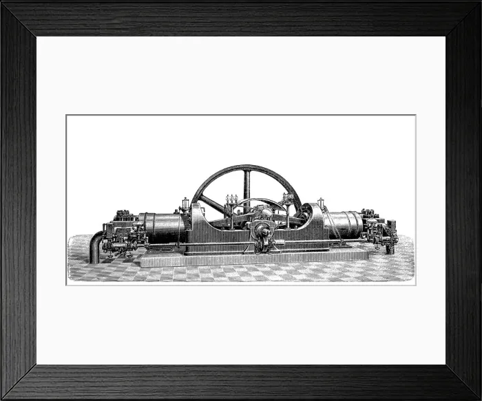 Framed Print : Big Deutzer twin engine Framed Print : Big Deutzer twin engine
