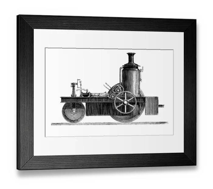 Framed Print : Thomson Road Steamer Framed Print : Thomson Road Steamer