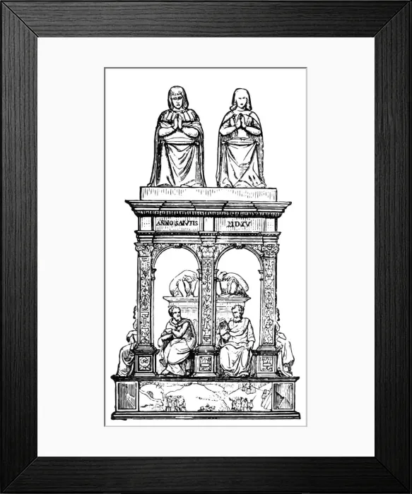 Framed Print : St. Denis Cathedral Framed Print : St. Denis Cathedral