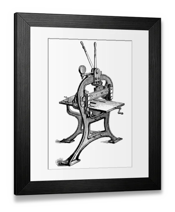 Framed Print : Pruning machine Framed Print : Pruning machine