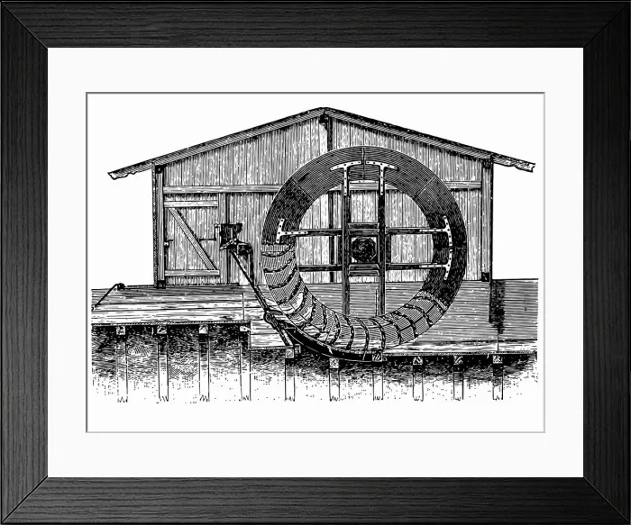 Framed Print : Water Wheel Framed Print : Water Wheel