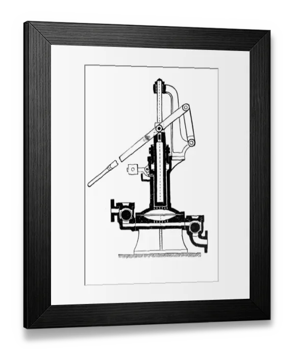 Framed Print : Diaphragm pump Framed Print : Diaphragm pump